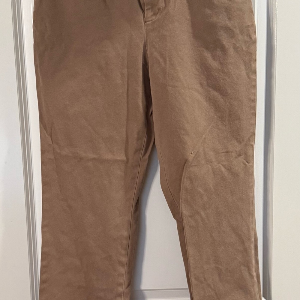 Lauren Ralph Lauren Tan Khaki Chino Boot Cut Pants sz 6 women